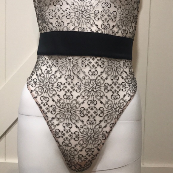 Victoria's Secret Embroidered High-leg Teddy - Picture 5 of 15